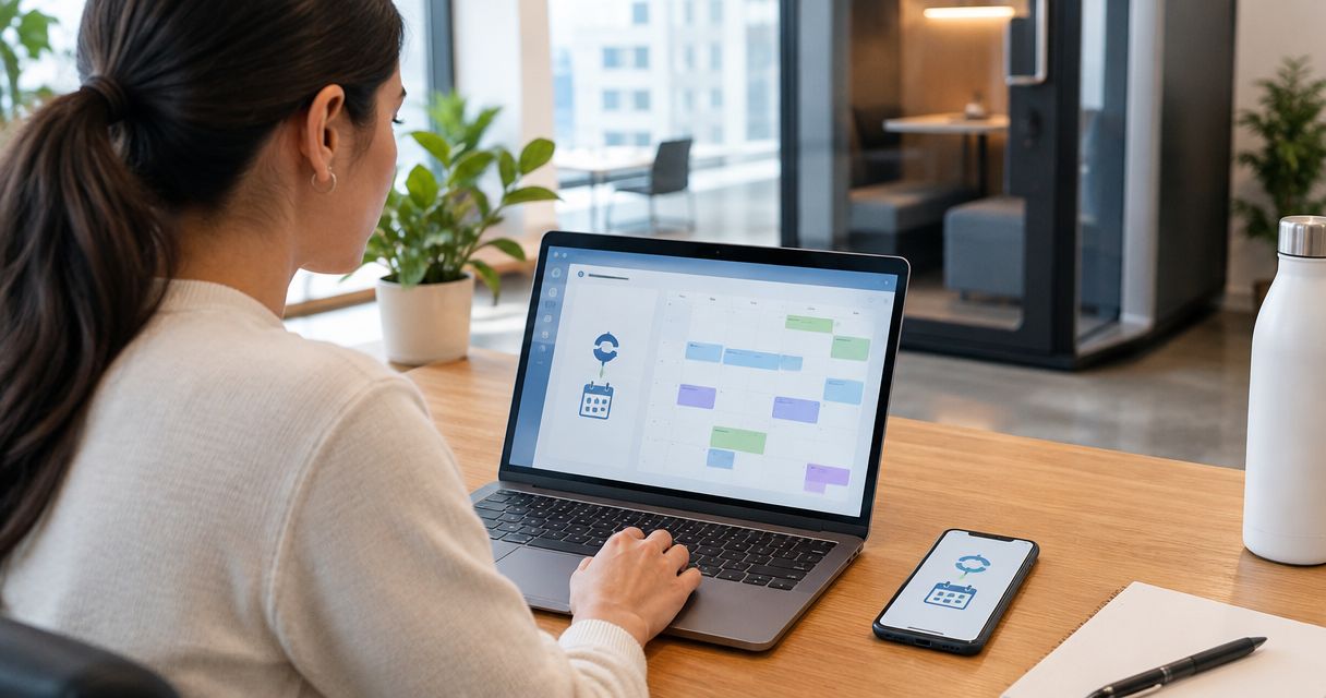 How to sync a 1st Base booking with your company calendar