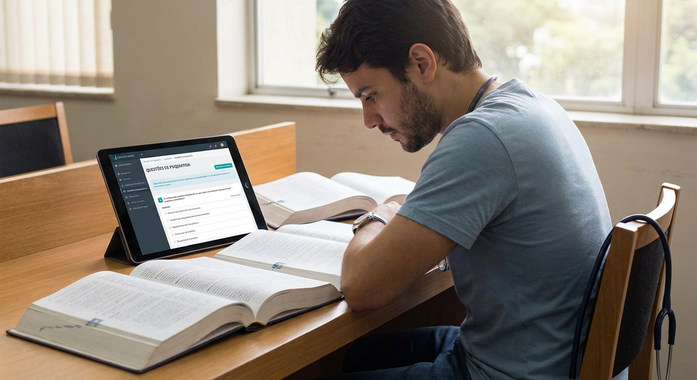 Psychiatry question bank for Residência Médica prep