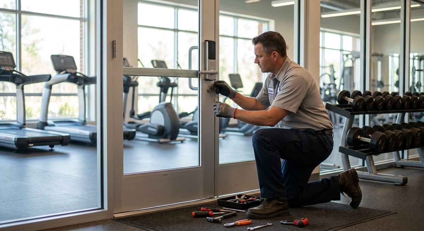 Commercial locksmith for gyms and fitness studios