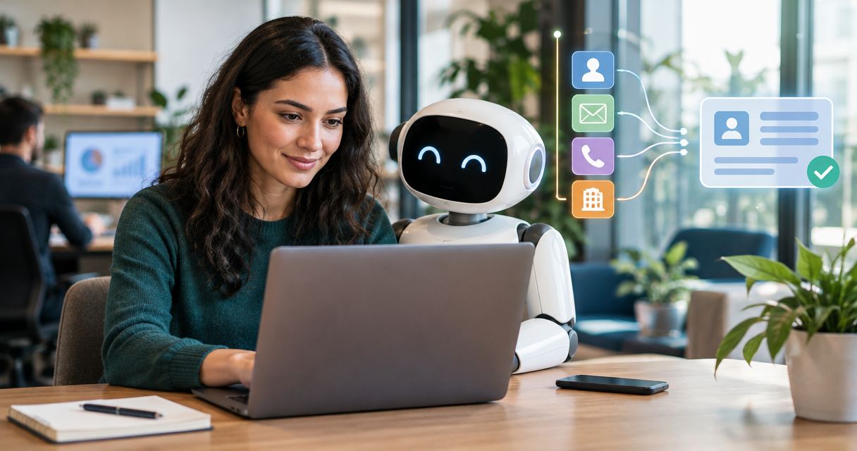 Can an AI agent update CRM records without manual entry?