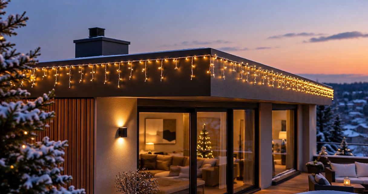 Best christmas lights for flat roof homes in 2026