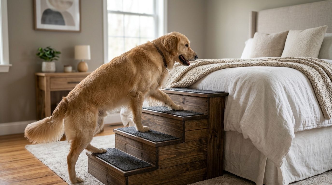 Best dog steps for high beds in 2026