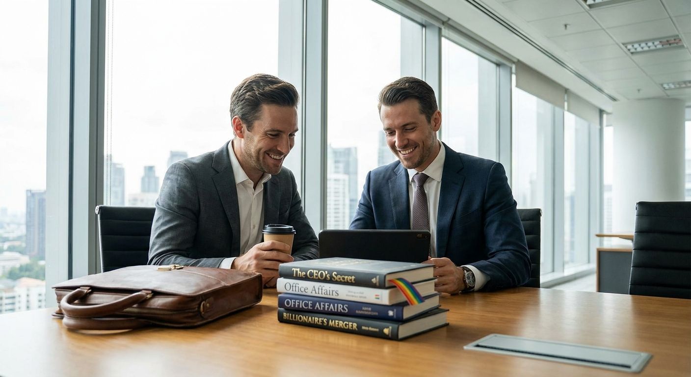 Billionaire gay romance books for fans of workplace romance