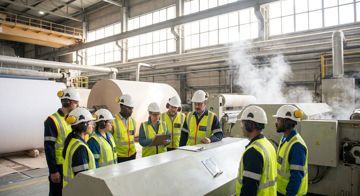 Safety staffing for paper and pulp mills