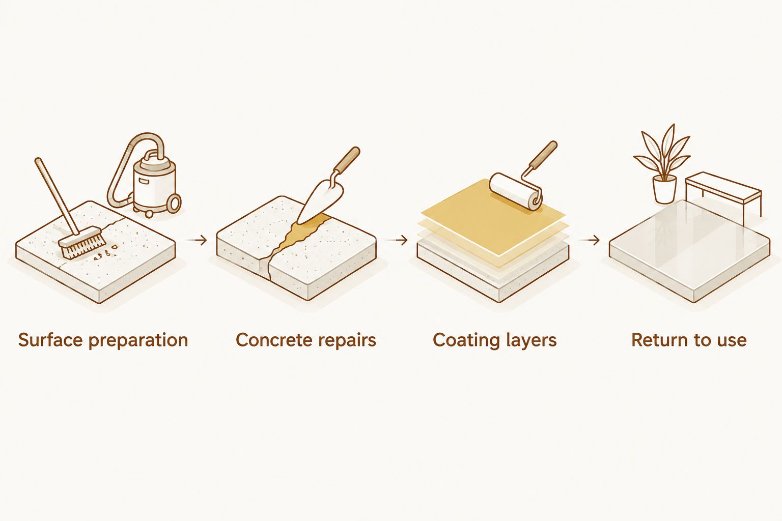 Four scope items to confirm before approving a garage floor coating project