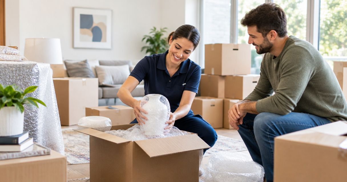 Is full-service packing worth it for a long-distance move?