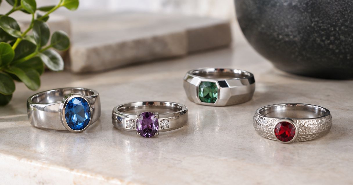 Best stainless steel gemstone rings in 2026