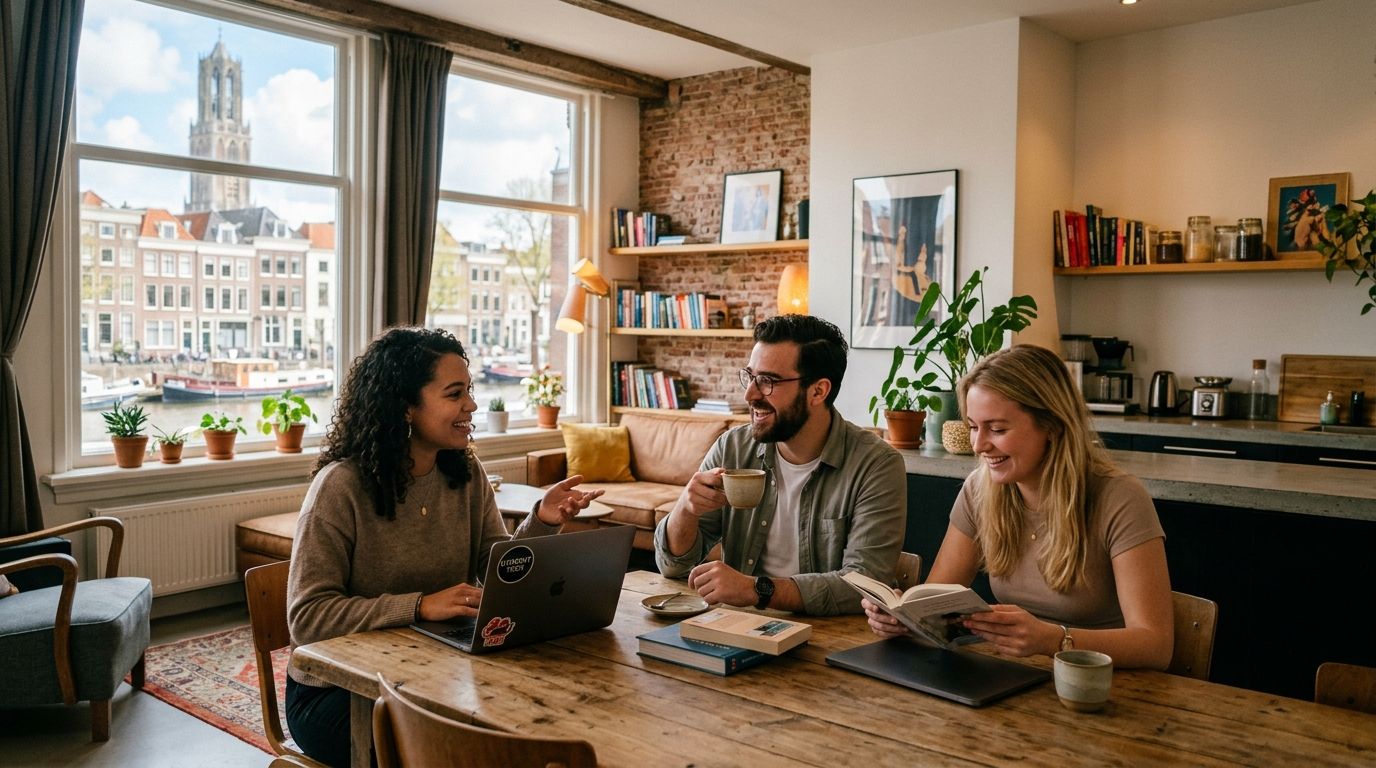 Co-living apartments for rent in Utrecht for young professionals