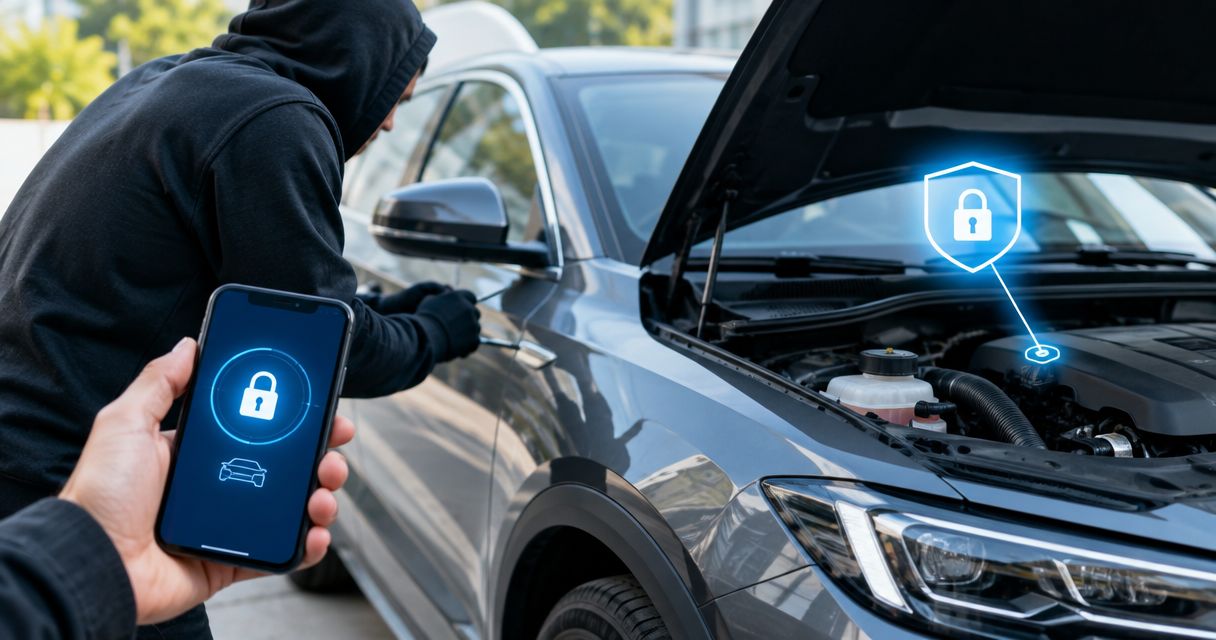 Automatiza el bloqueo del motor si se detecta robo
