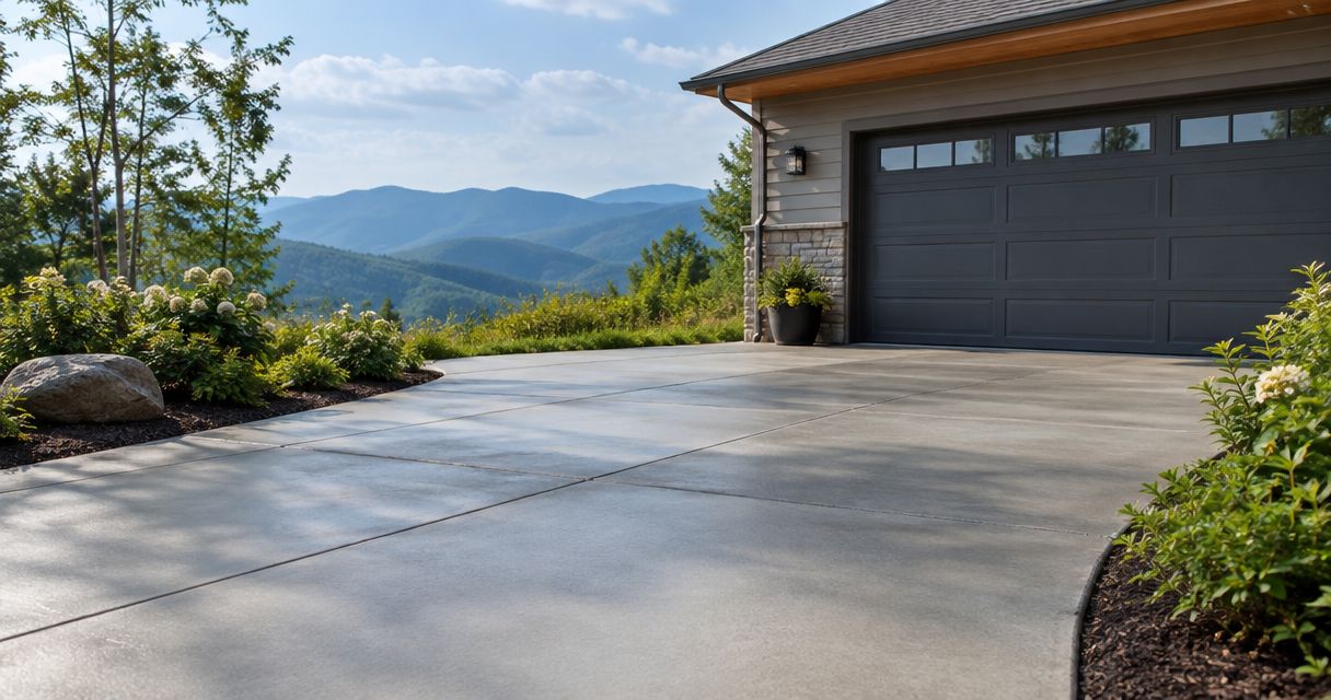 How much does a concrete driveway cost in Western NC in 2026?