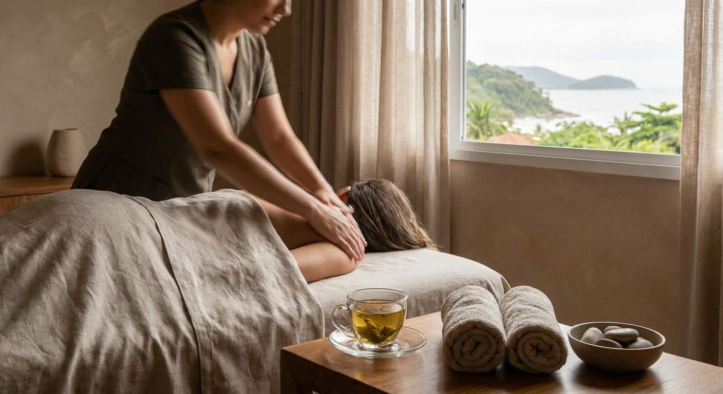 Sensual massage for first-time visitors in Penha