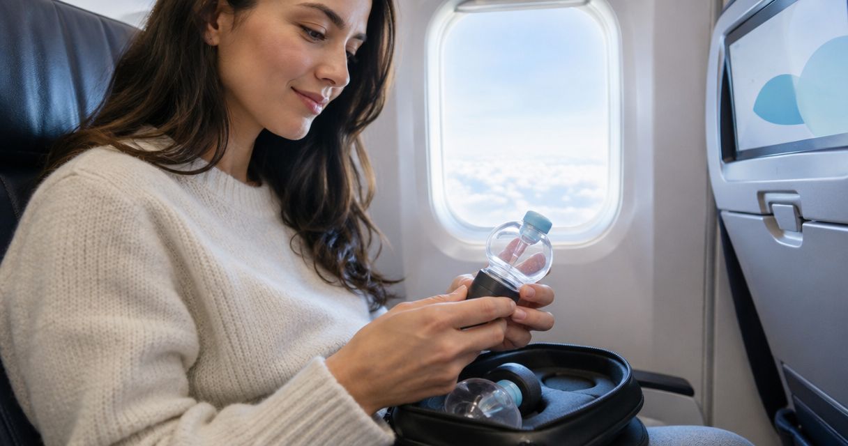 Can you travel with a cupping device on a plane?