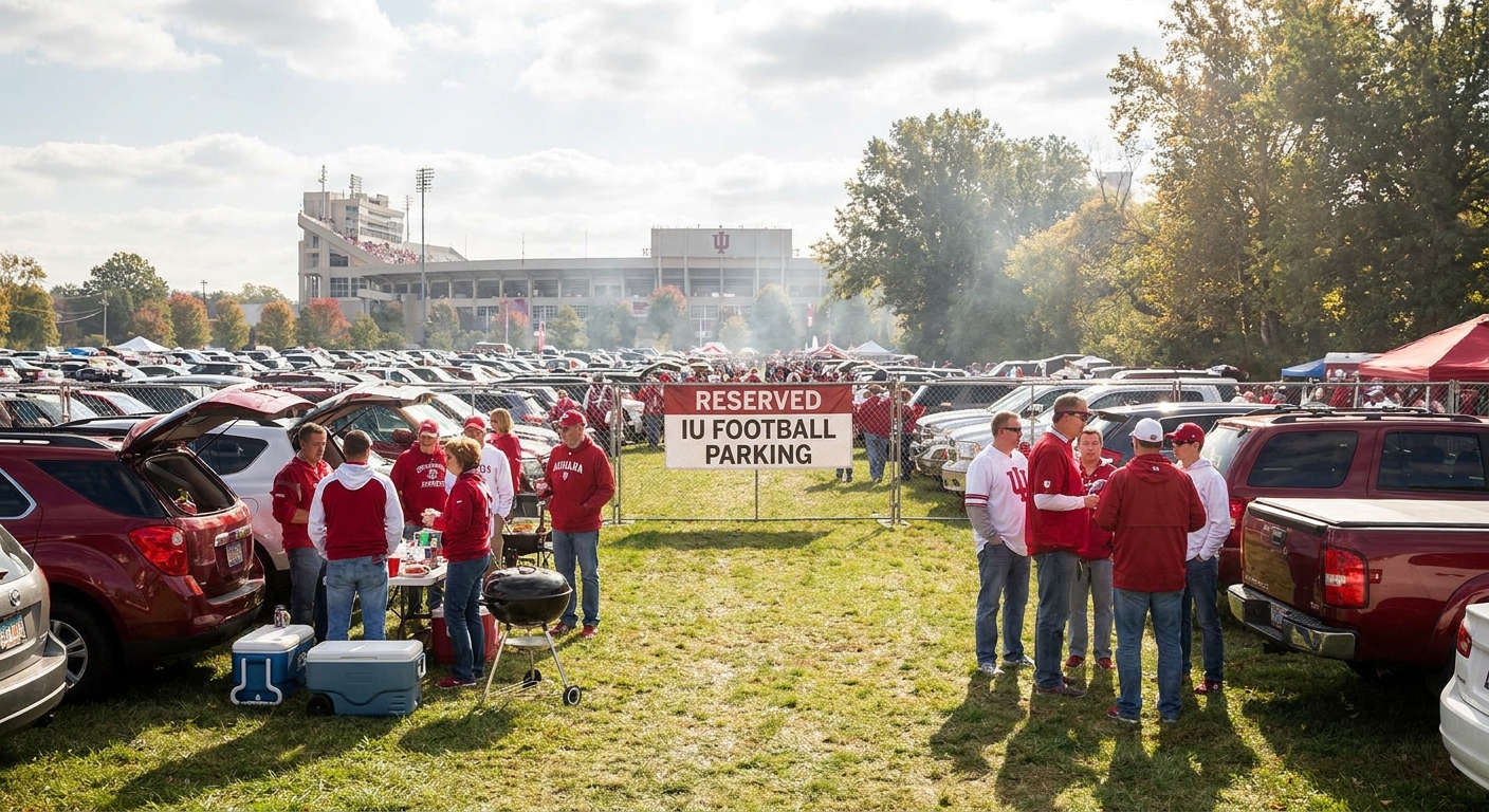 Guaranteed parking for IU football fans
