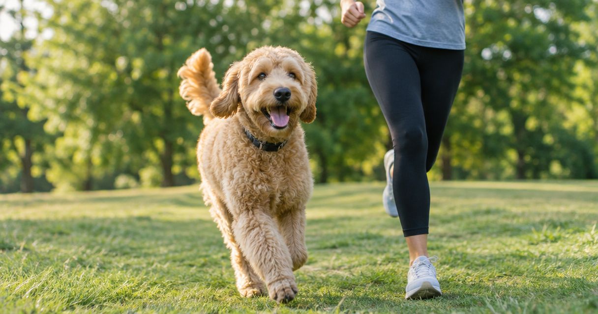 How much exercise does a Goldendoodle need each day?
