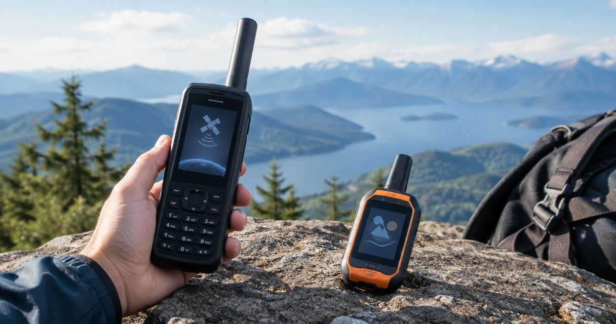 Is a satellite phone better than a satellite messenger?