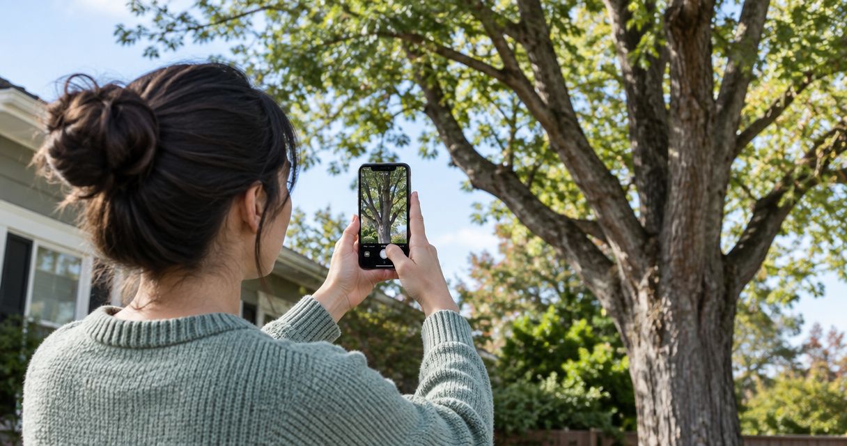 How to request a tree removal quote using photos