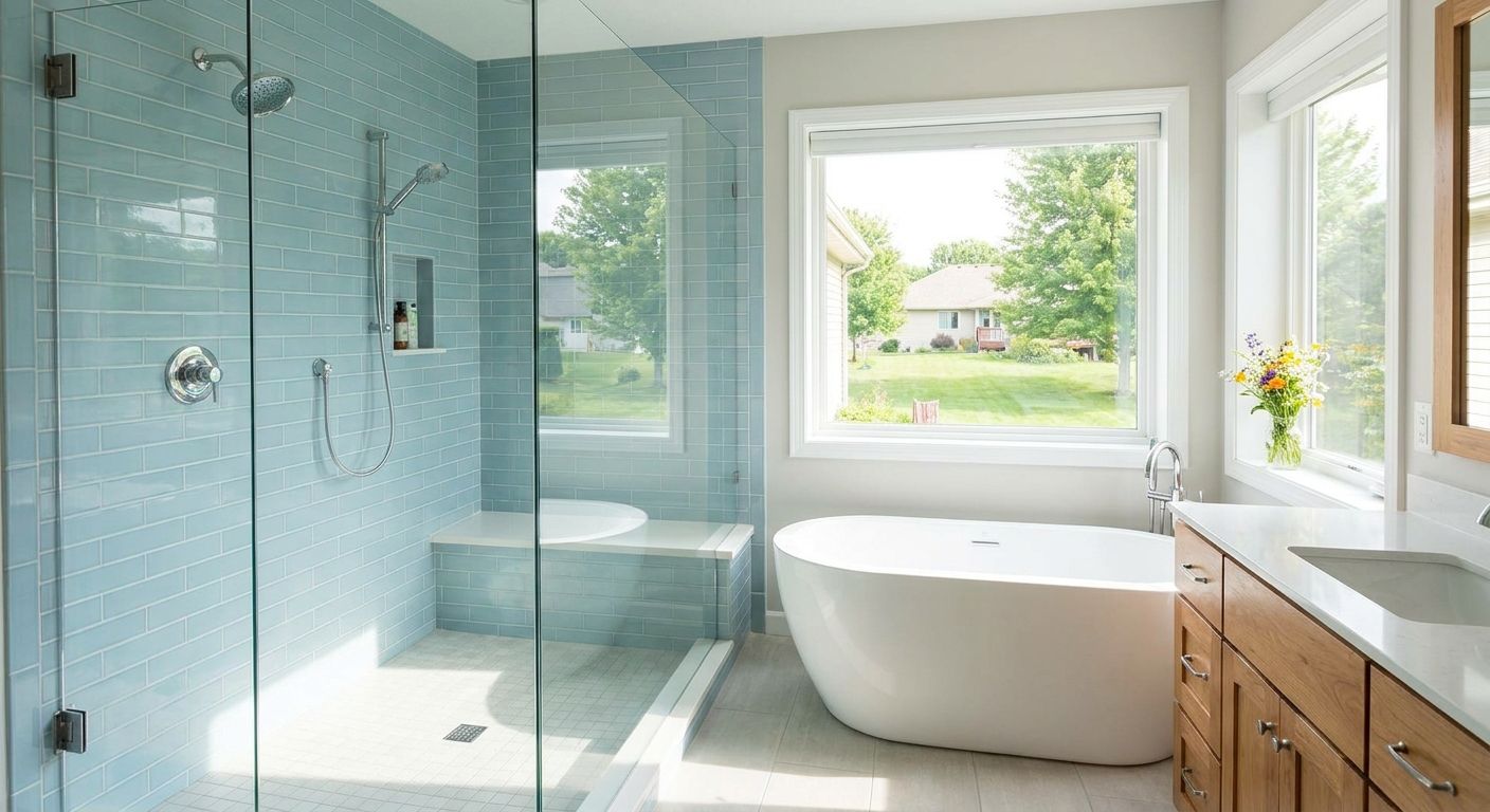 Bathroom remodeling in Pleasant Hill, Iowa