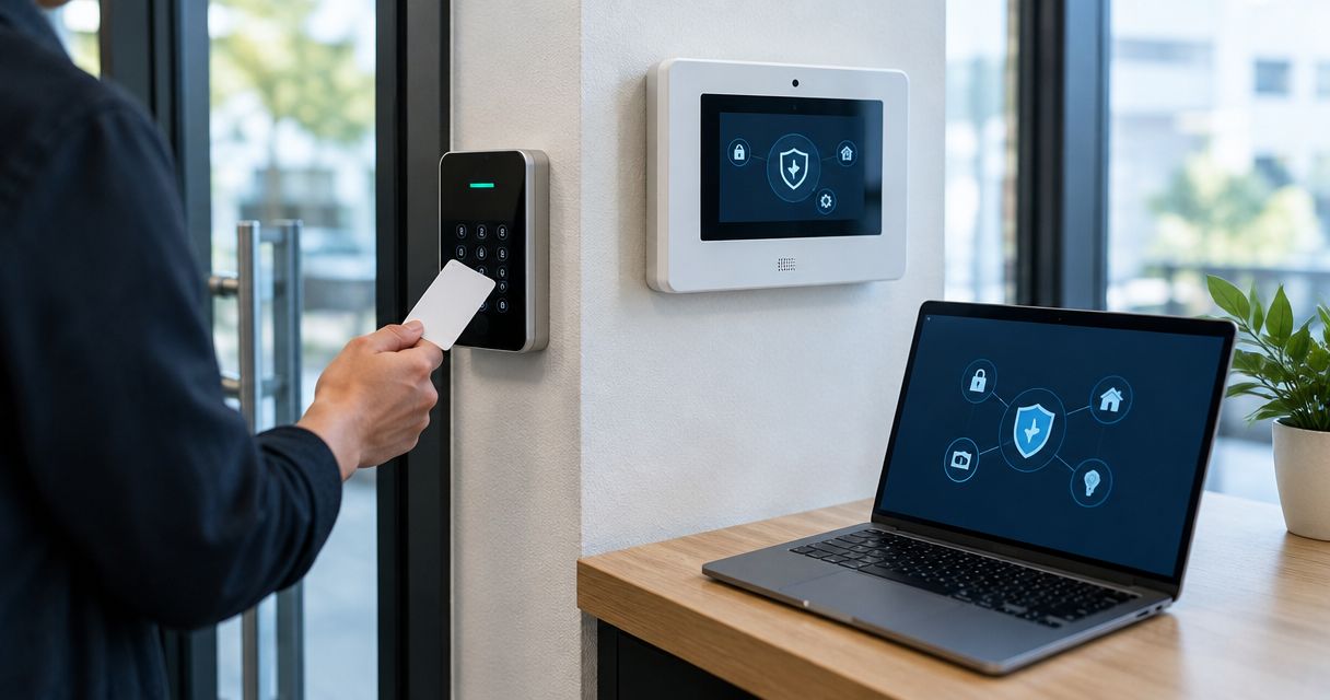 How to connect access control to an alarm system