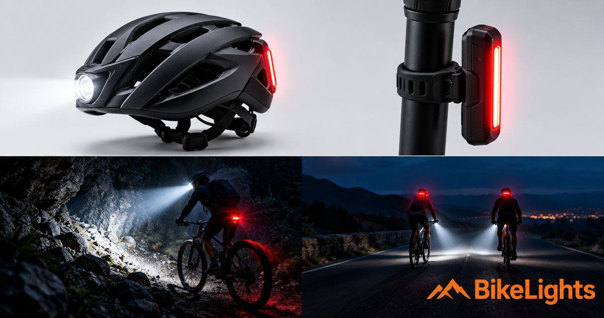 Best bike helmet lights for night trails 2026