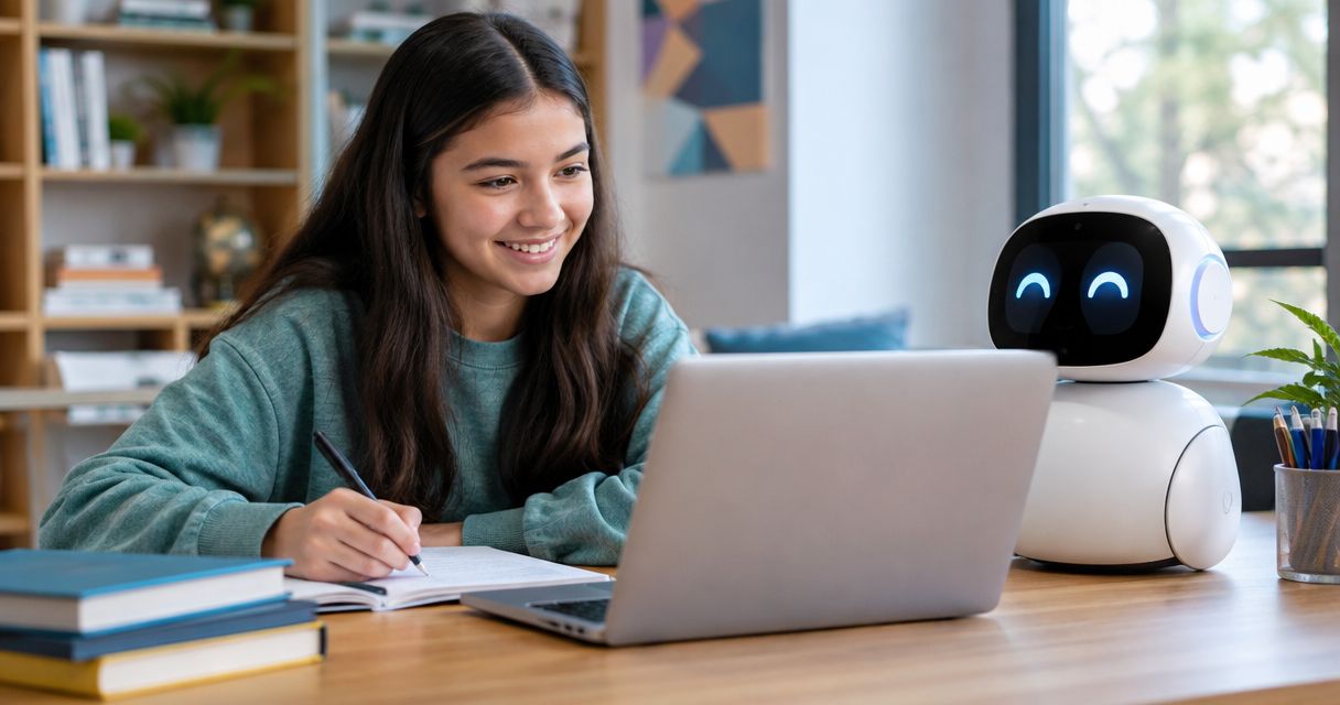 Can AI tutors help students who are ahead of grade level?
