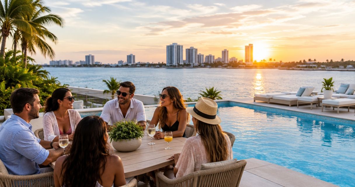 How much does a large group vacation rental cost in West Palm Beach?