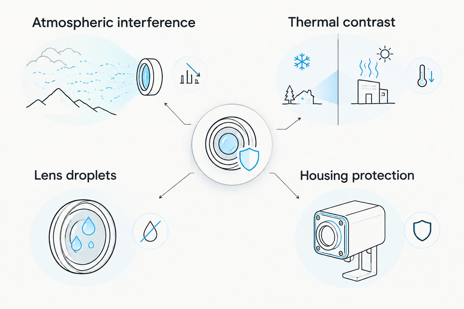 Four separate causes of reduced thermal performance and water-related equipment risk
