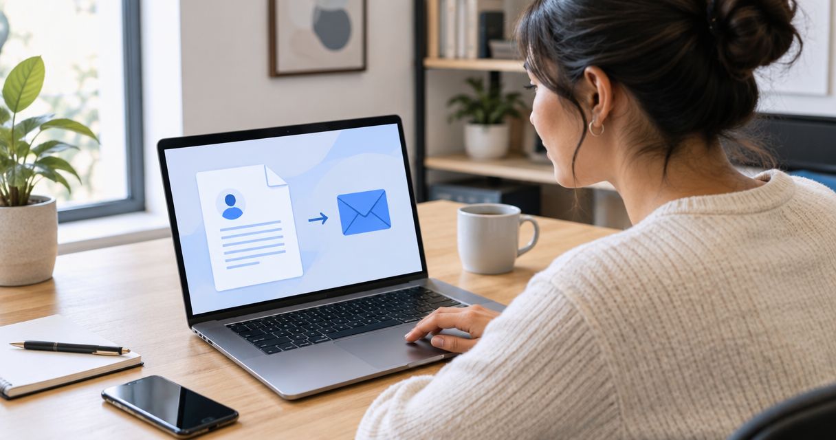 Cover letter PDF to email application: complete 2026 workflow