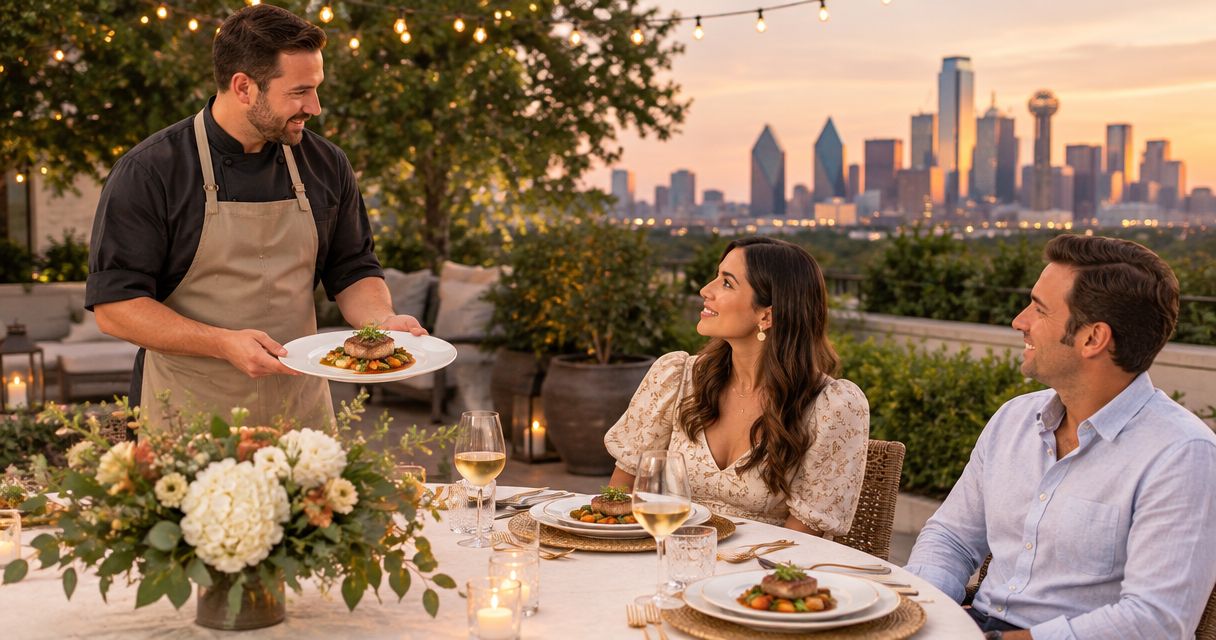 Best cuisines a private chef can prepare for a Dallas dinner party