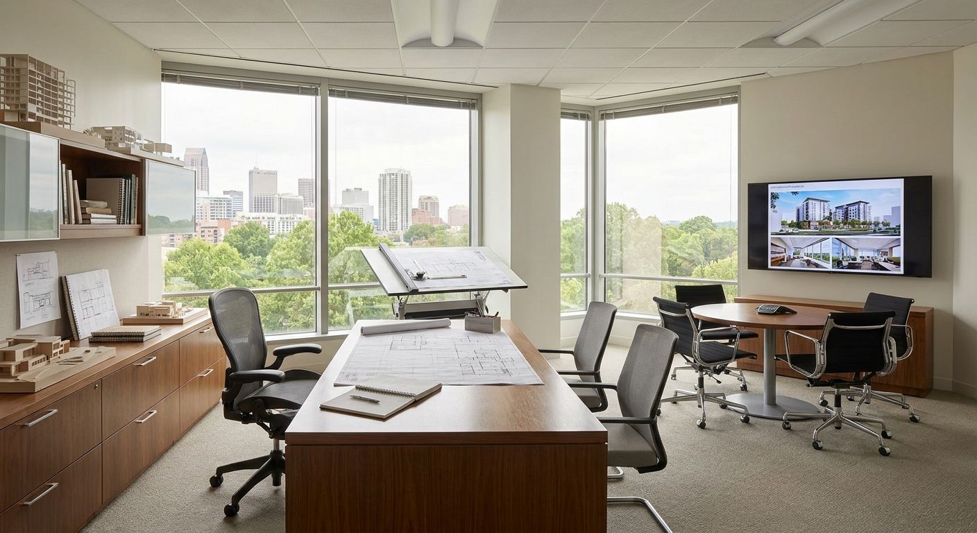 Private office for architects and building designers