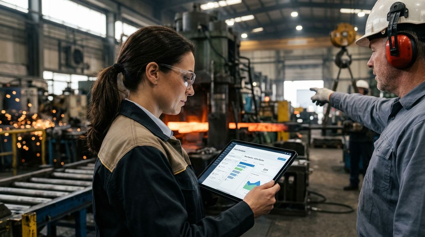 AI sales agent software for forging manufacturers