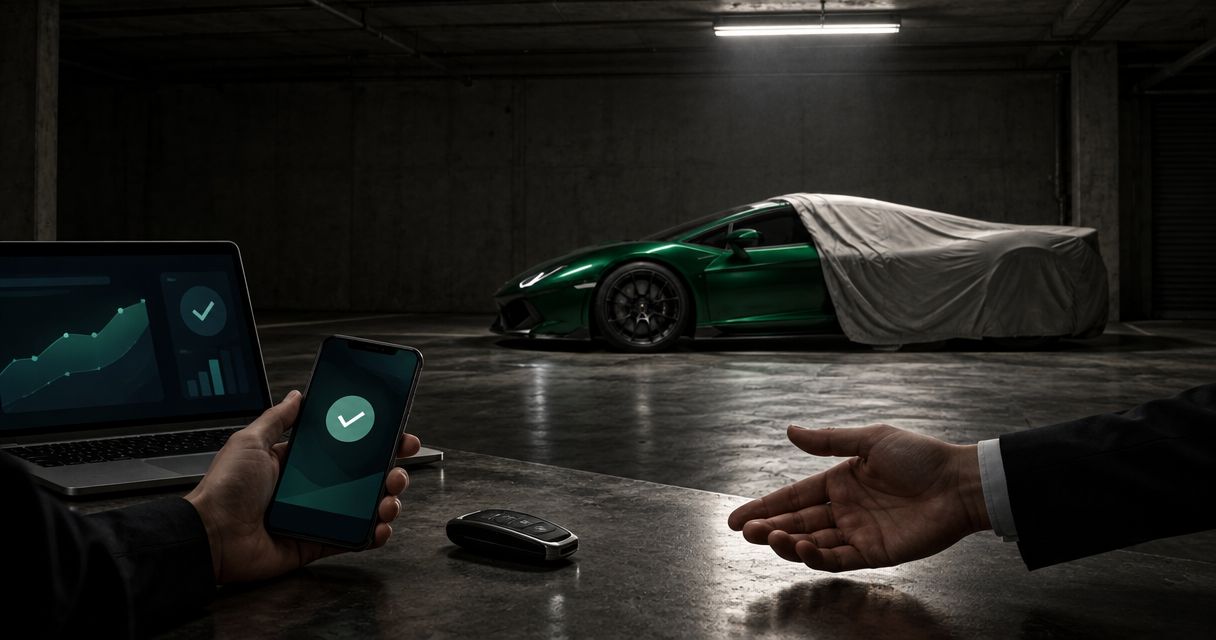 How to confirm payment before handing over an exotic car