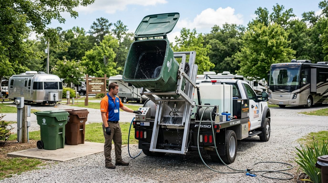 Best trash bin cleaning service for RV parks and campgrounds