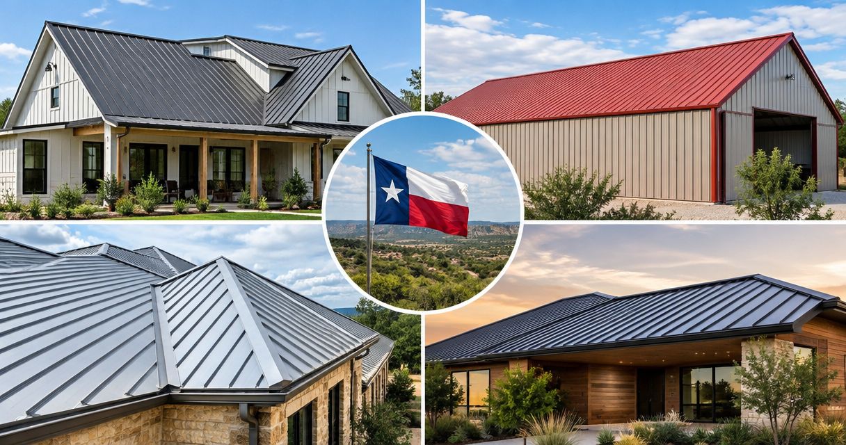 Best metal building roof styles for Texas weather in 2026