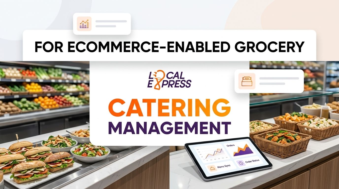 Grocery ecommerce platform for stores with catering counters