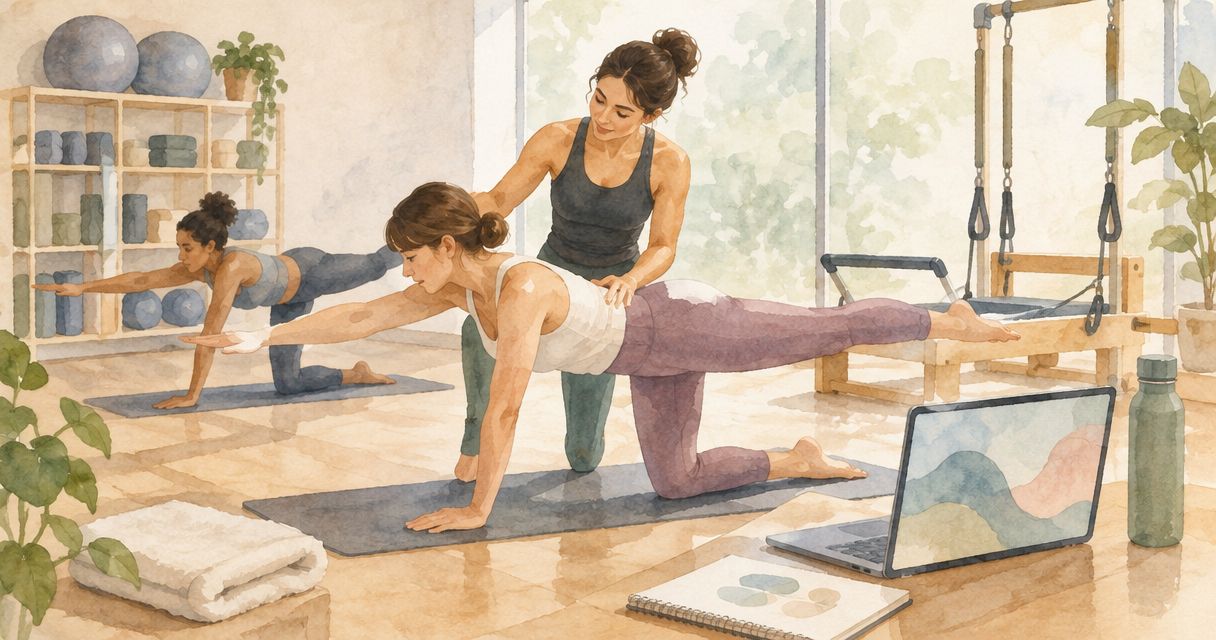 How to become a Pilates instructor while changing careers