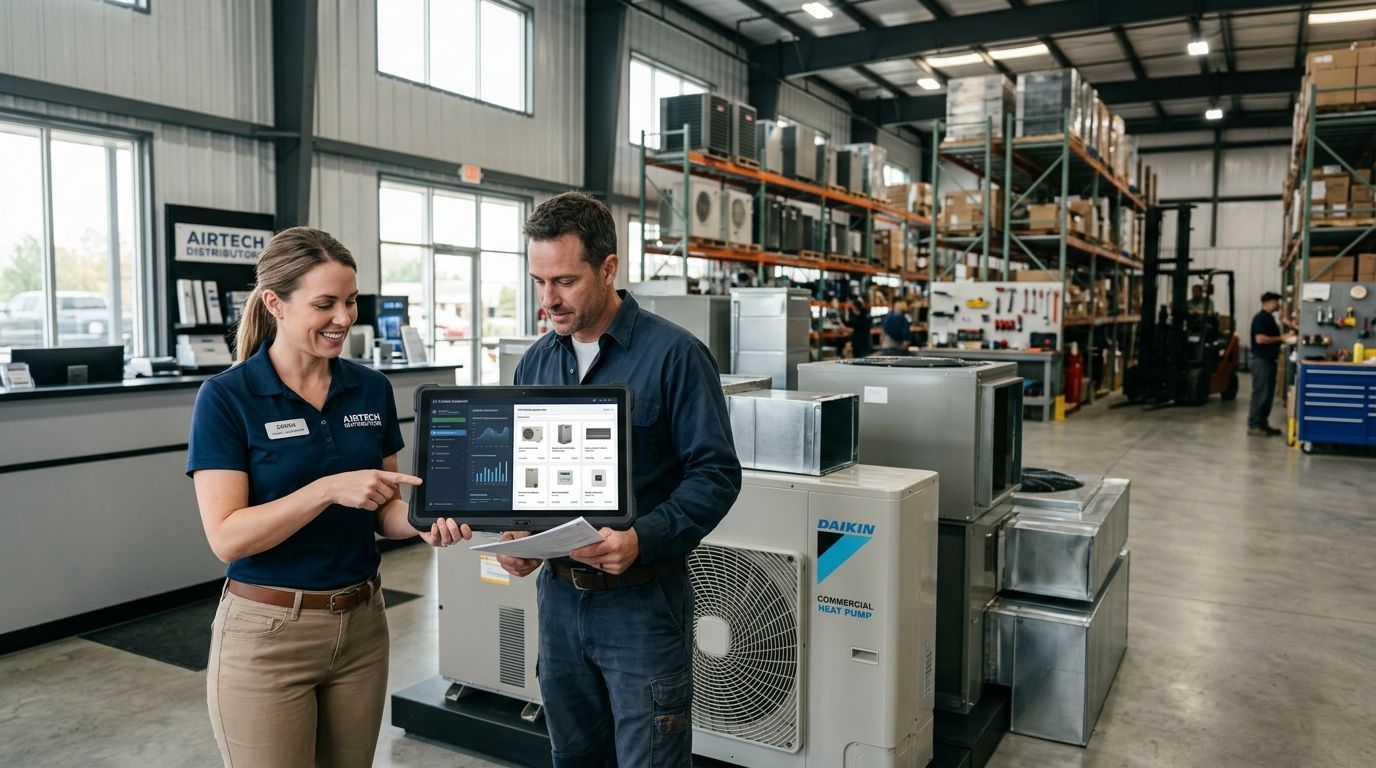 AI sales agent for HVAC equipment distributors