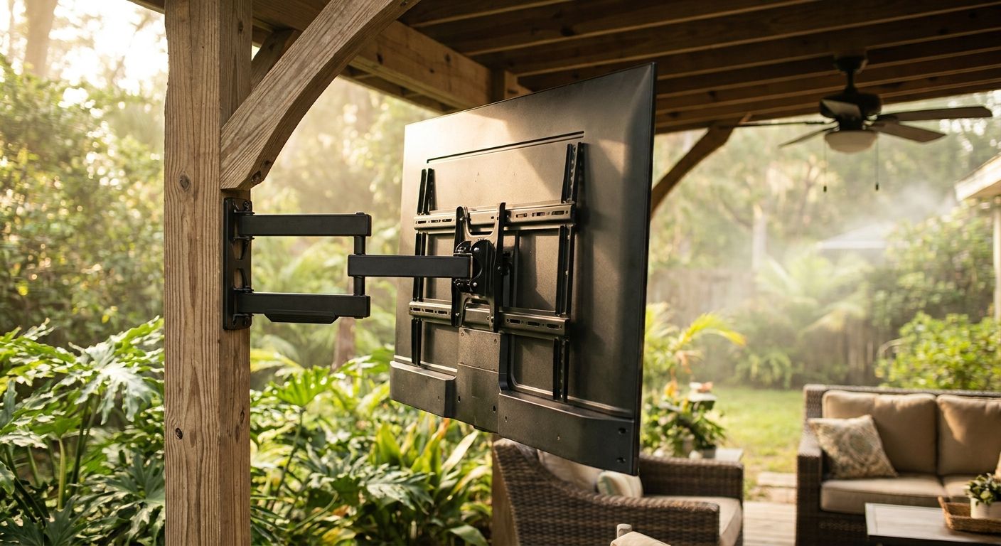 Best outdoor TV mounts for Georgia heat and humidity