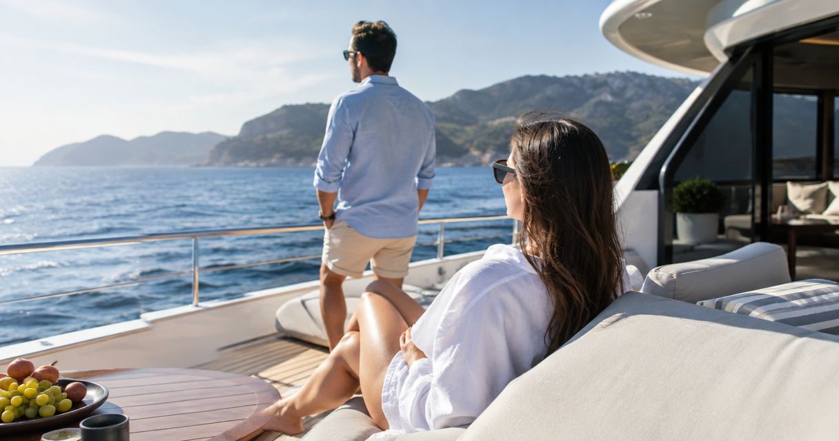 How long does a half-day yacht charter take?