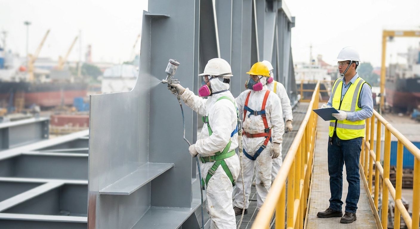 Safety staffing for industrial painting and coatings crews