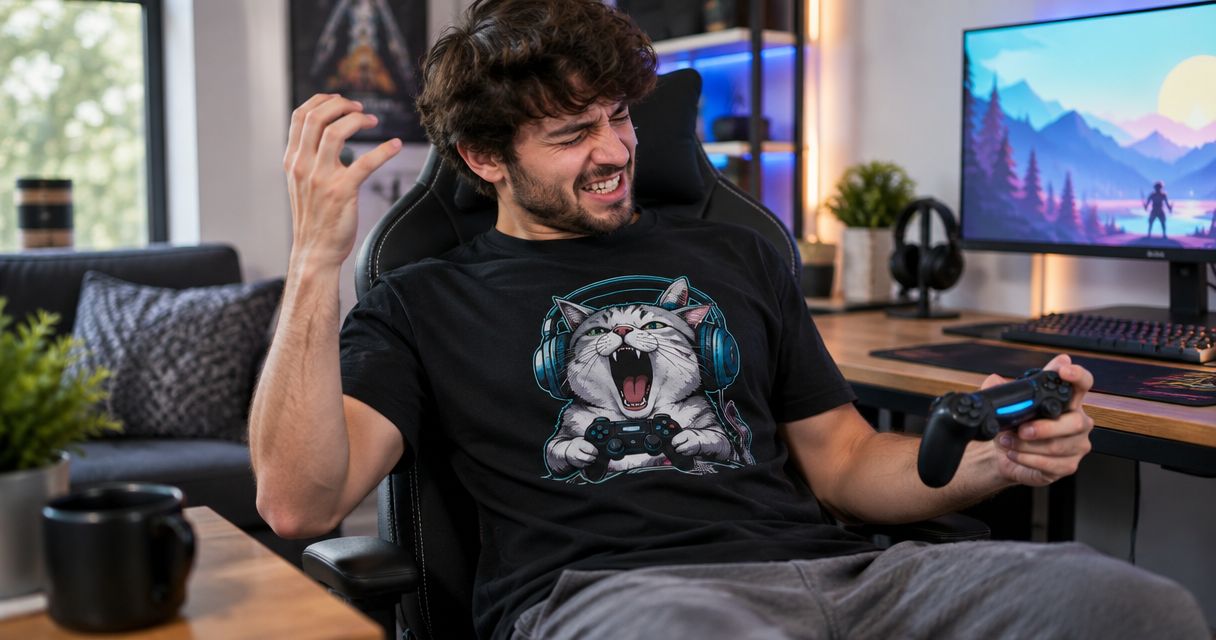 Best gamer humor shirts for people who rage quit