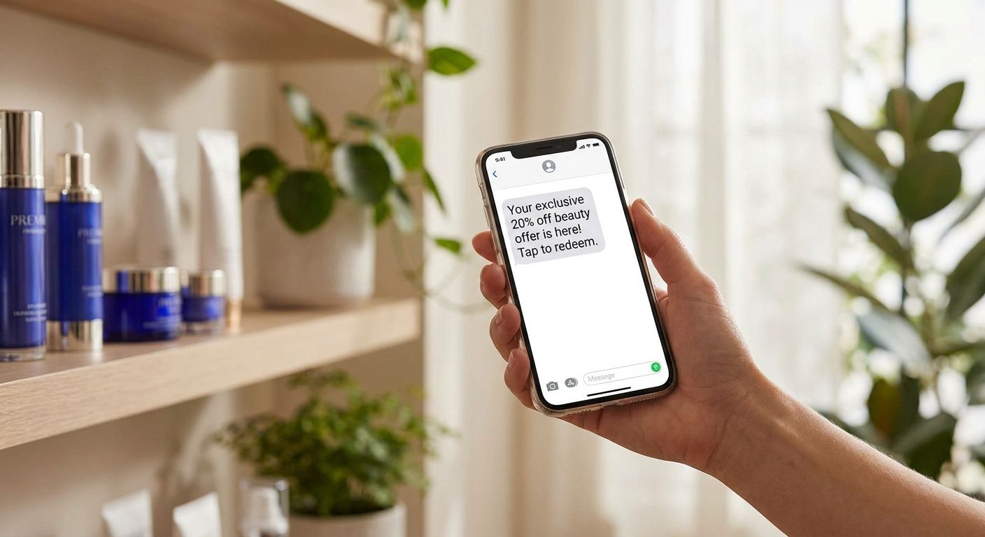 SMS marketing for beauty brands