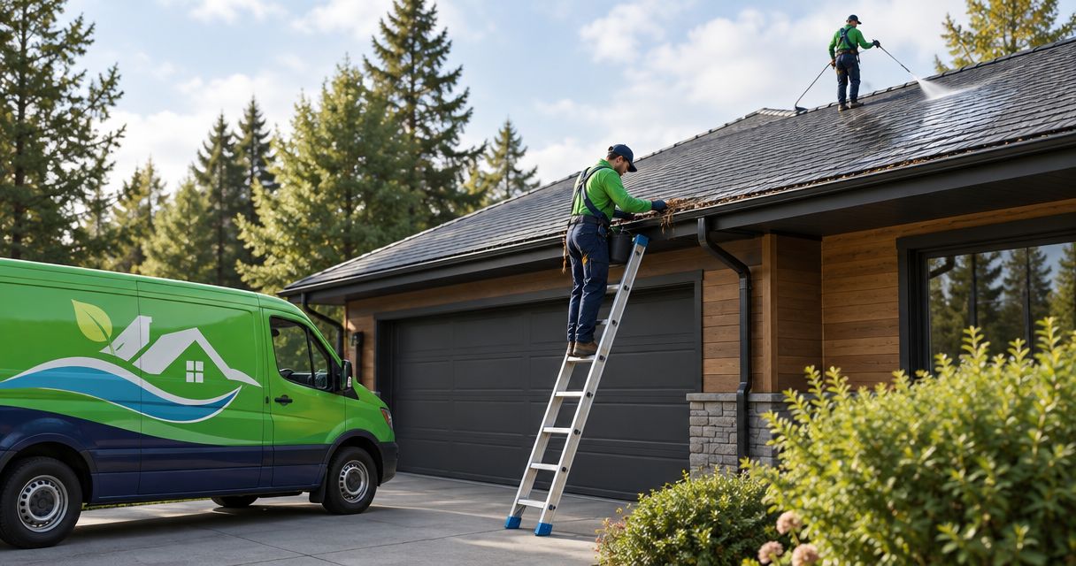 How much does it cost to have gutters and roof cleaned together?