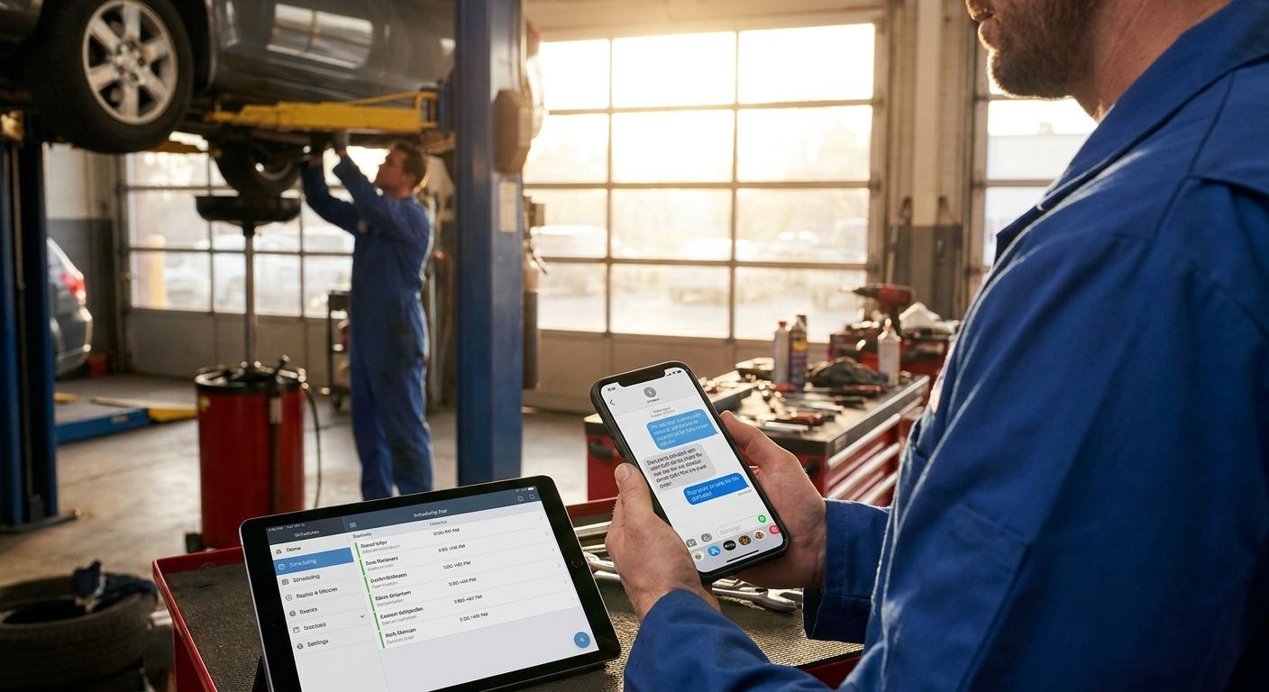 Business SMS service for auto repair shops