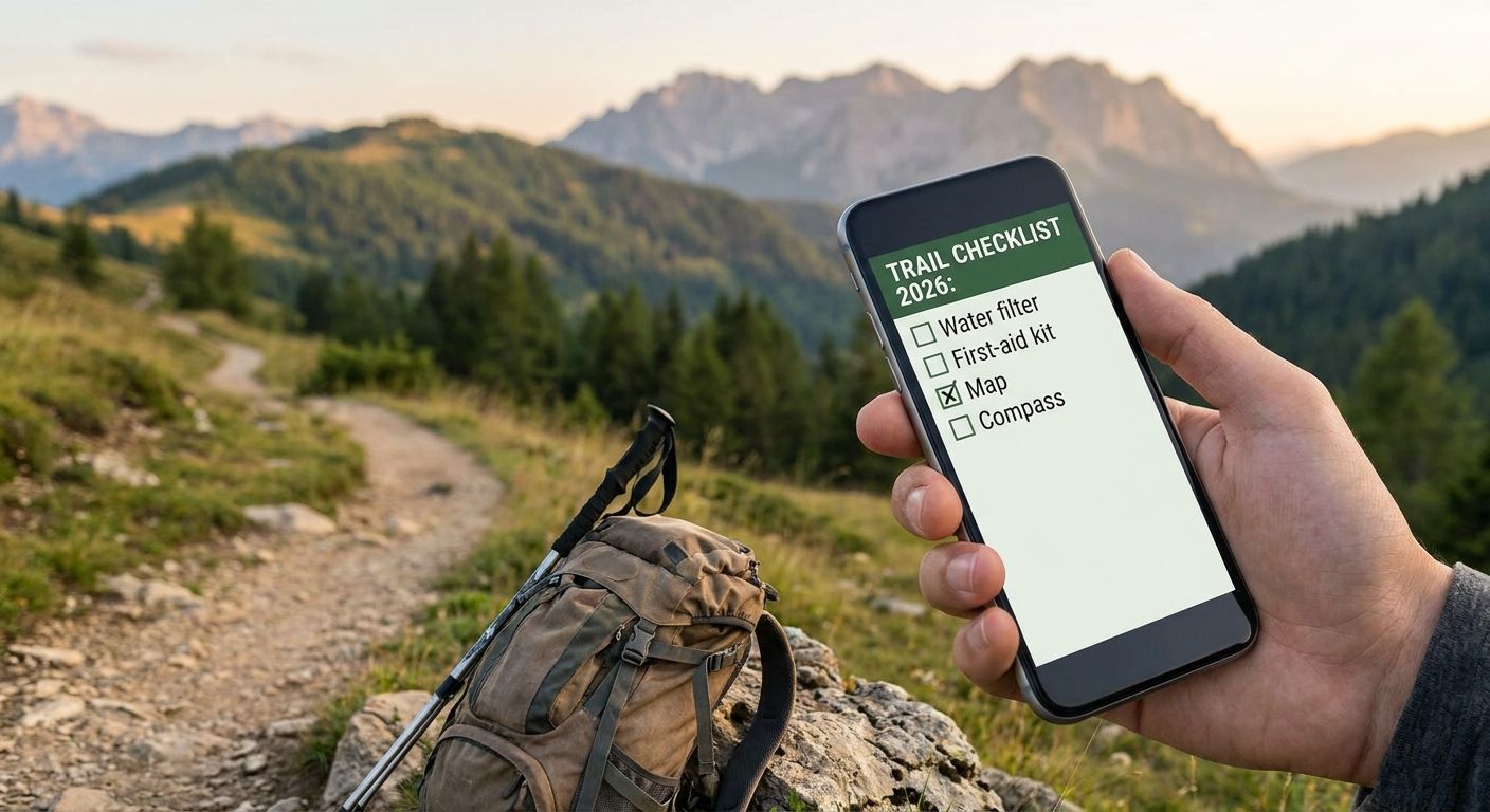 Best long-distance hiking trail checklist trackers in 2026