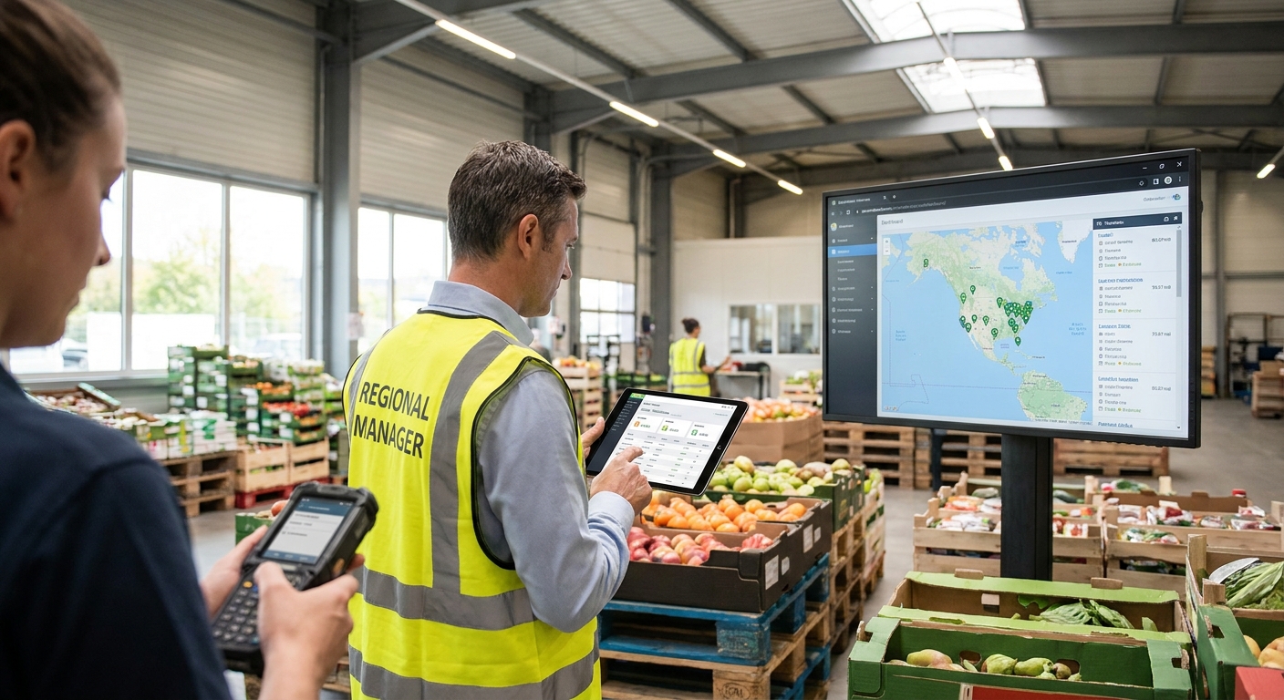 Order management software for multi-location grocery chains