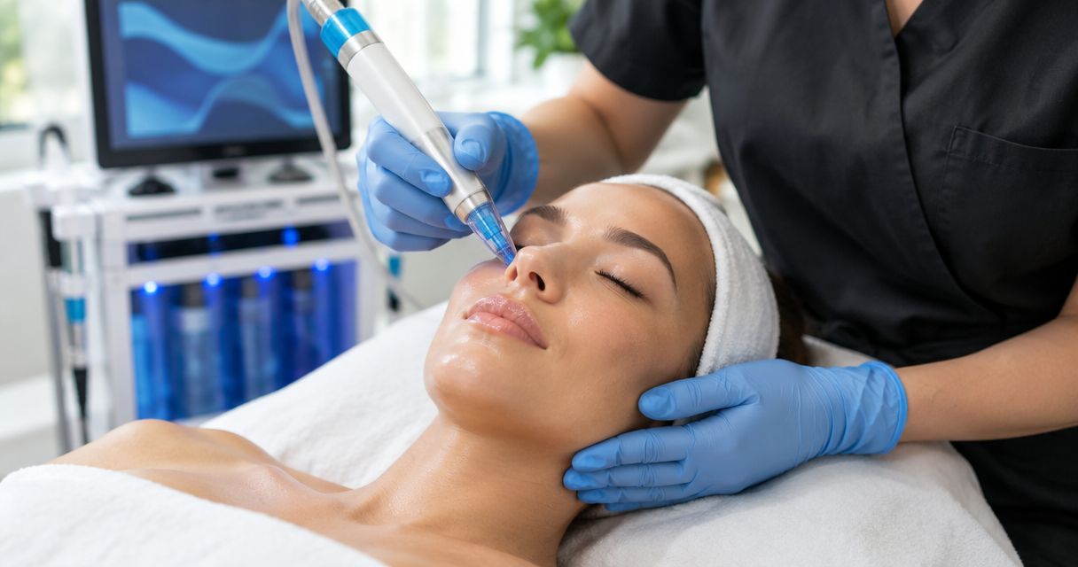 Can you combine microneedling and hydrafacial treatments?