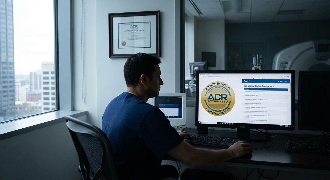 How to verify ACR accreditation before accepting a radiology job
