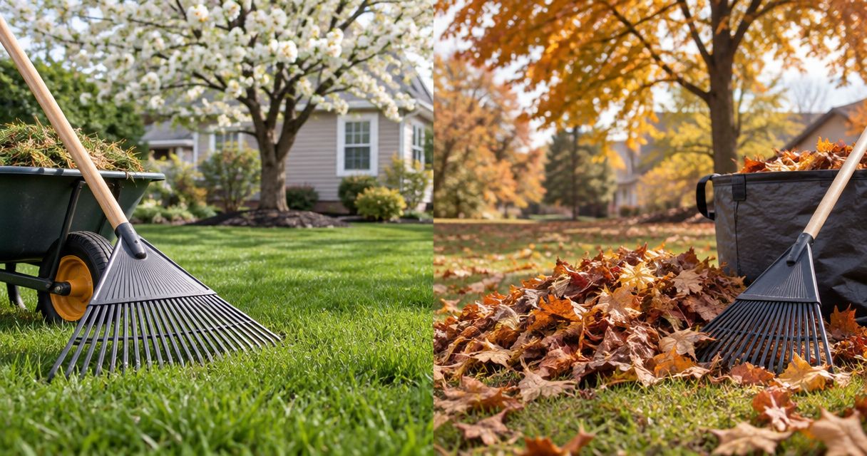 Is spring or fall cleanup more important for Iowa lawns?