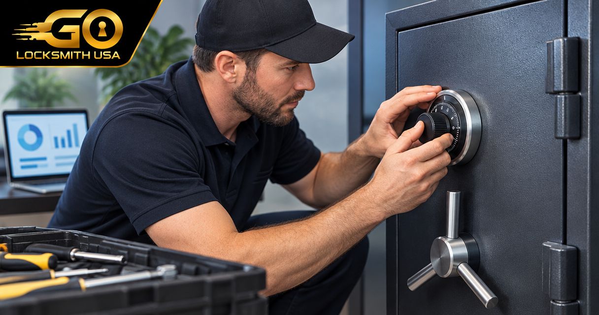 Can a locksmith change the combination on a safe?