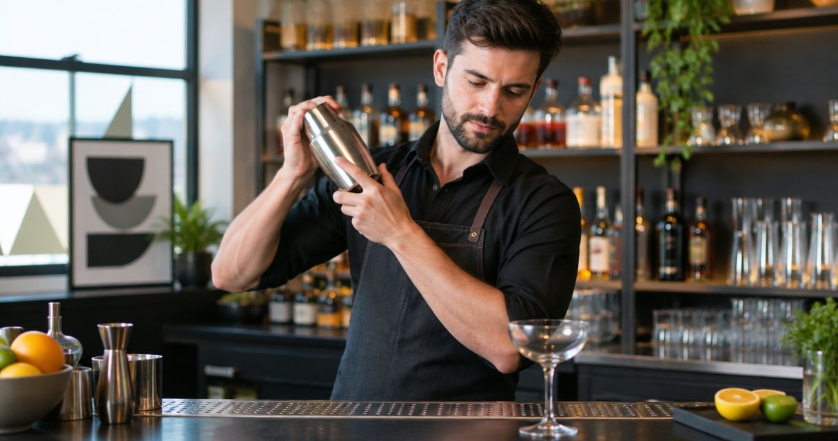 Cocktail shaker to perfect pour: complete 2026 bartending workflow
